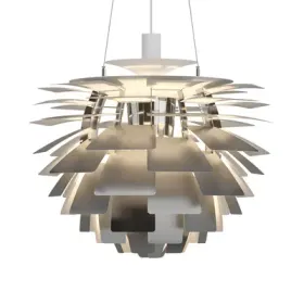 PH Artichoke V4 Hängelampe, edelstahl Ø 60cm - Louis Poulsen - Wohnzimmer - Skandinavisch - Metall - Einflammig