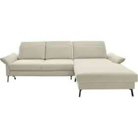 Relaxsofa Recamière rechts - Farbe: natur - Material: Stoff - 326
