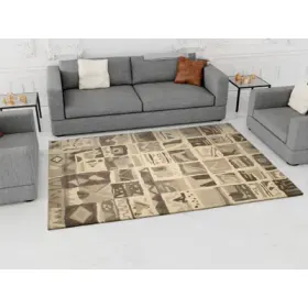 OCI DIE TEPPICHMARKE "AWARD SUNTALI" rechteckig 10 mm Höhe handgeknüpft, echter Design Teppich aus Nepal. 100% Naturfaser