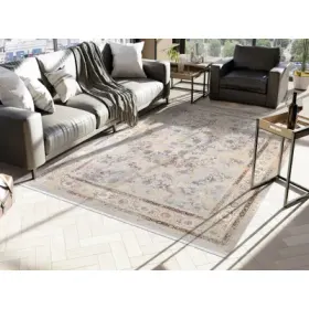 OCI DIE TEPPICHMARKE Teppich "MYSTIC LIMITED" rechteckig 7 mm Höhe florale Muster in 3D-Optik, Bordüre, maschinell gewebt, Wohnzimmer