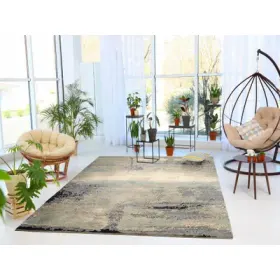OCI DIE TEPPICHMARKE Teppich "PHENOM MARBELLA" rechteckig 10 mm Höhe handgeknüpfter Designer Teppich Naturfaser Kurzflor