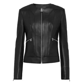 PHILIPP PLEIN Bikerjacke "Leder-Bikerjacke"