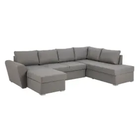 Stan Schlafsofa Chaiselong links, lichtgrau.