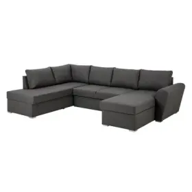 Stefan Schlafsofa Chaiselong rechts, grau.