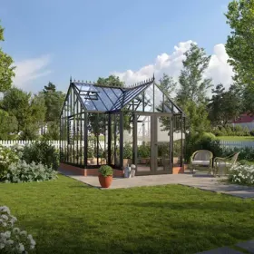 Murdrivhus Oasen Royal T Mur 14,4 M² Sort RAL 9005