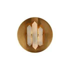 Halcyon Round Sconce Antique Brass OUTLET